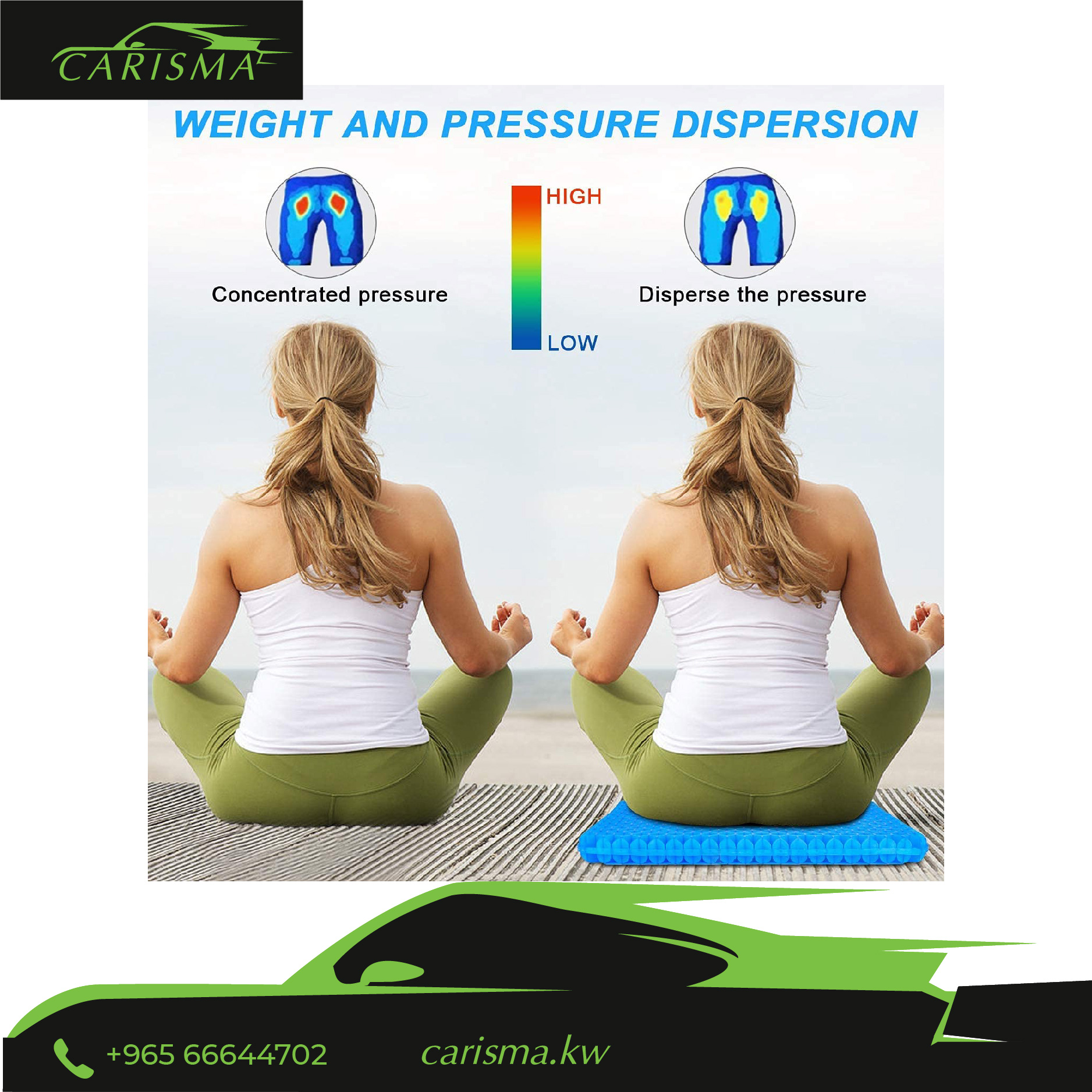 Gel Seat Cushion Carismakw