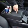 Side Leather Arm Rest Cushion with Glass Holder