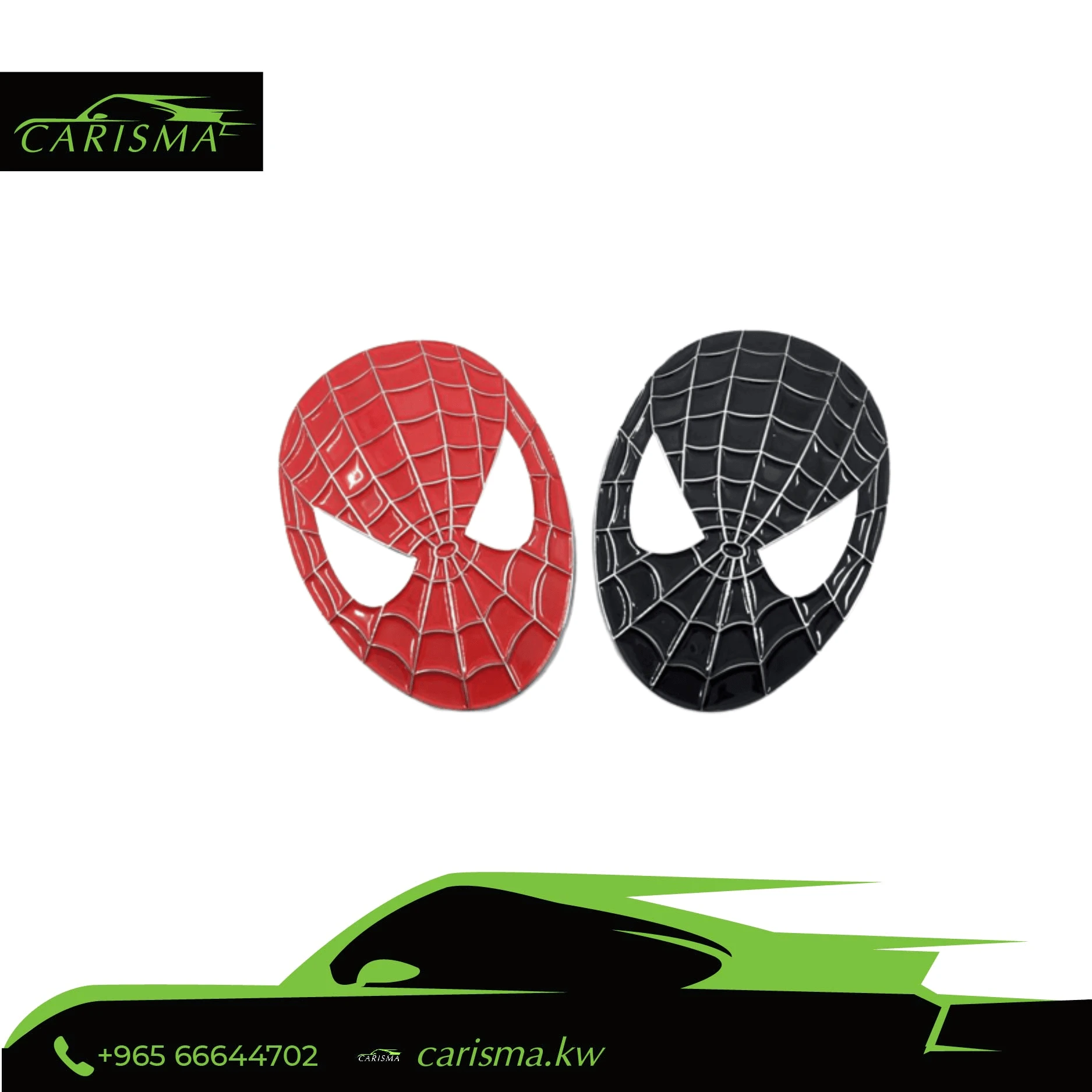 Spiderman Metallic Sticker