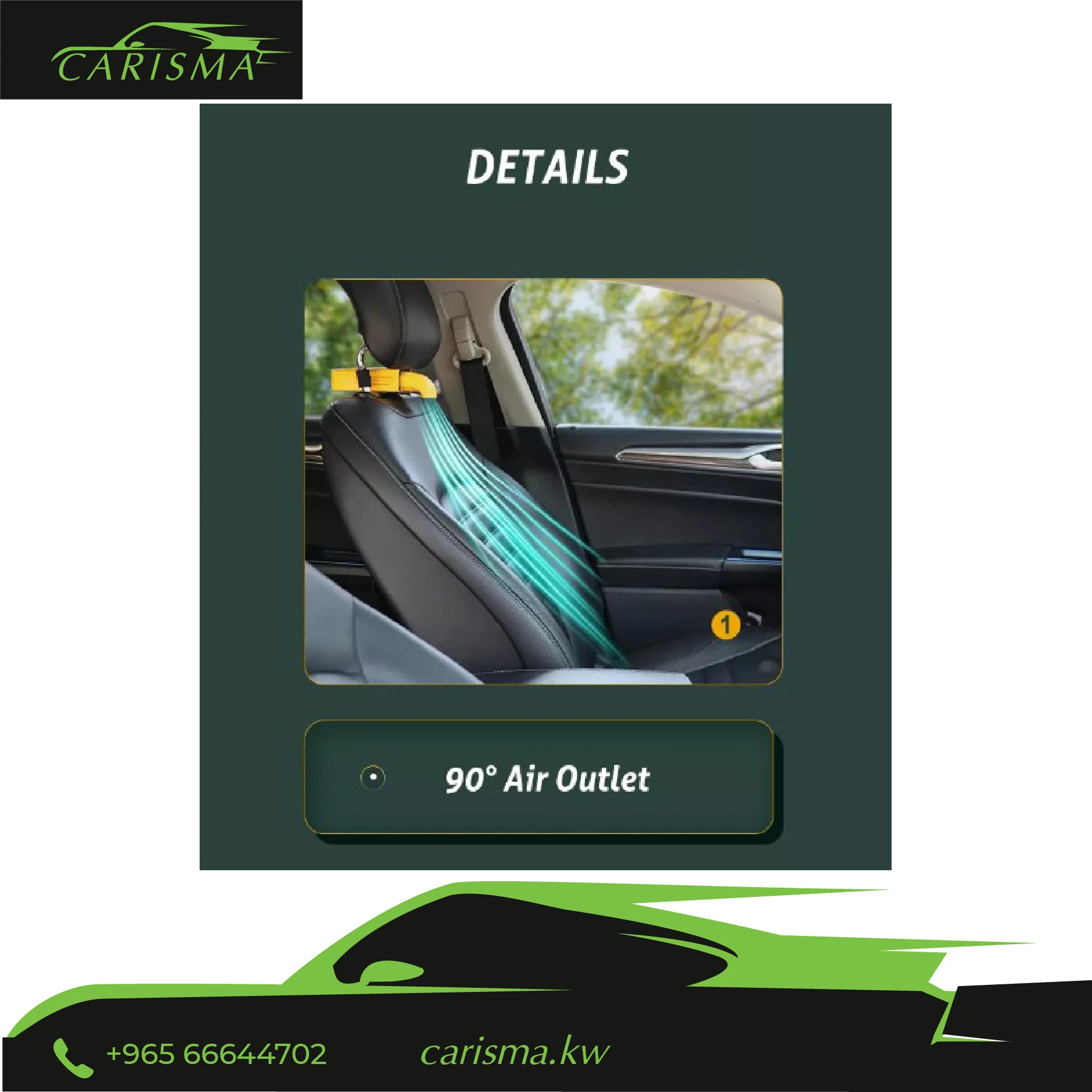 Car Cooling Seat Fan