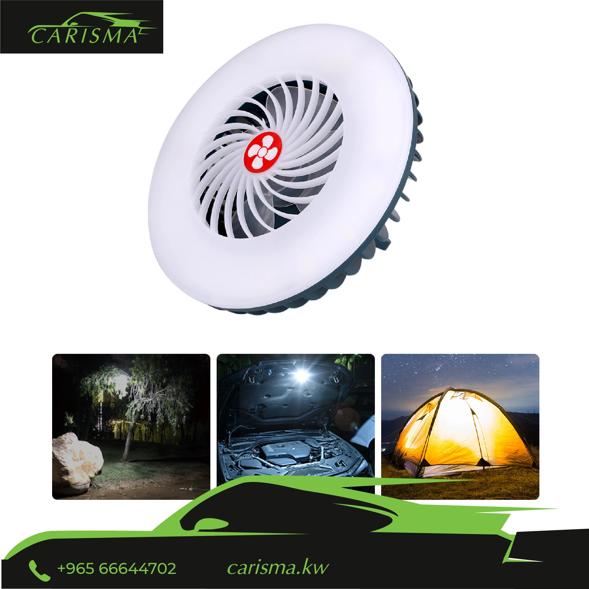 Camping Fan + Light