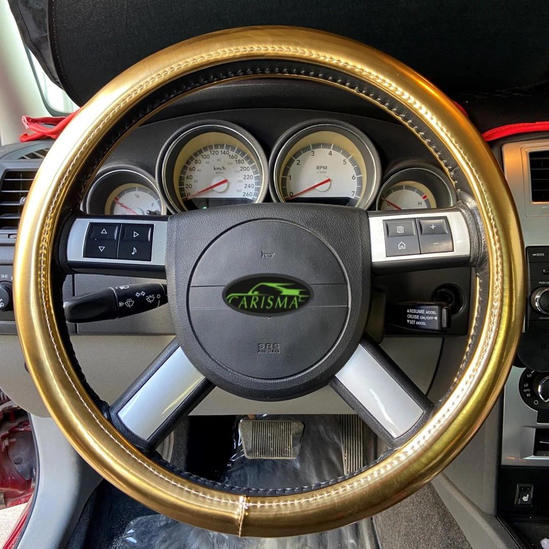 King Gold Glossy Steering Cover