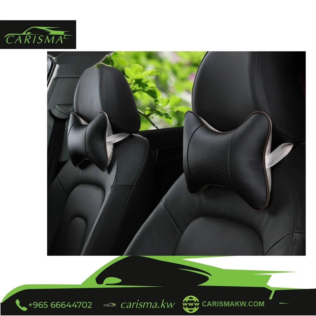 Neck Rest Leather 2 Pieces