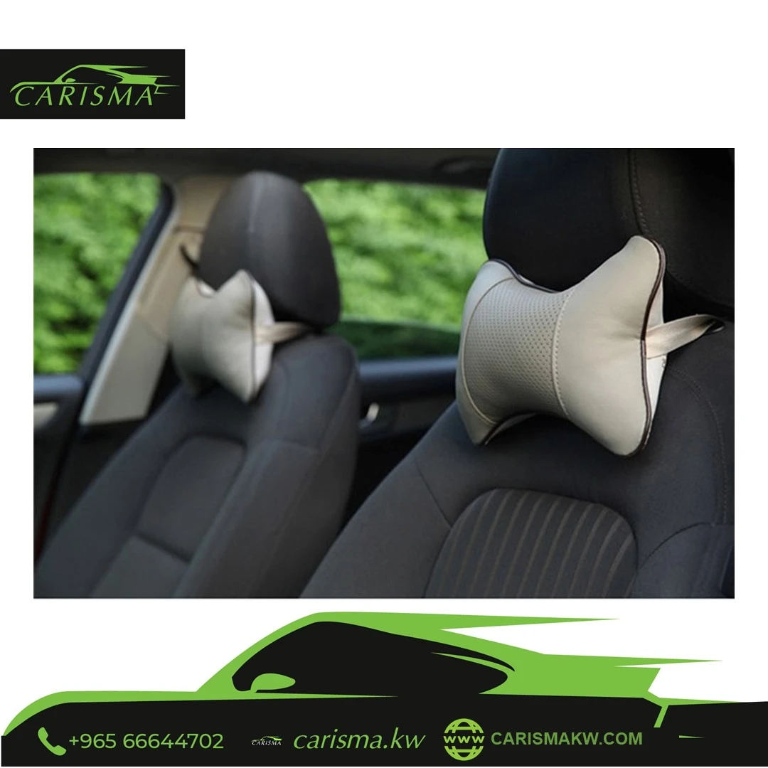 Neck Rest Leather 2 Pieces