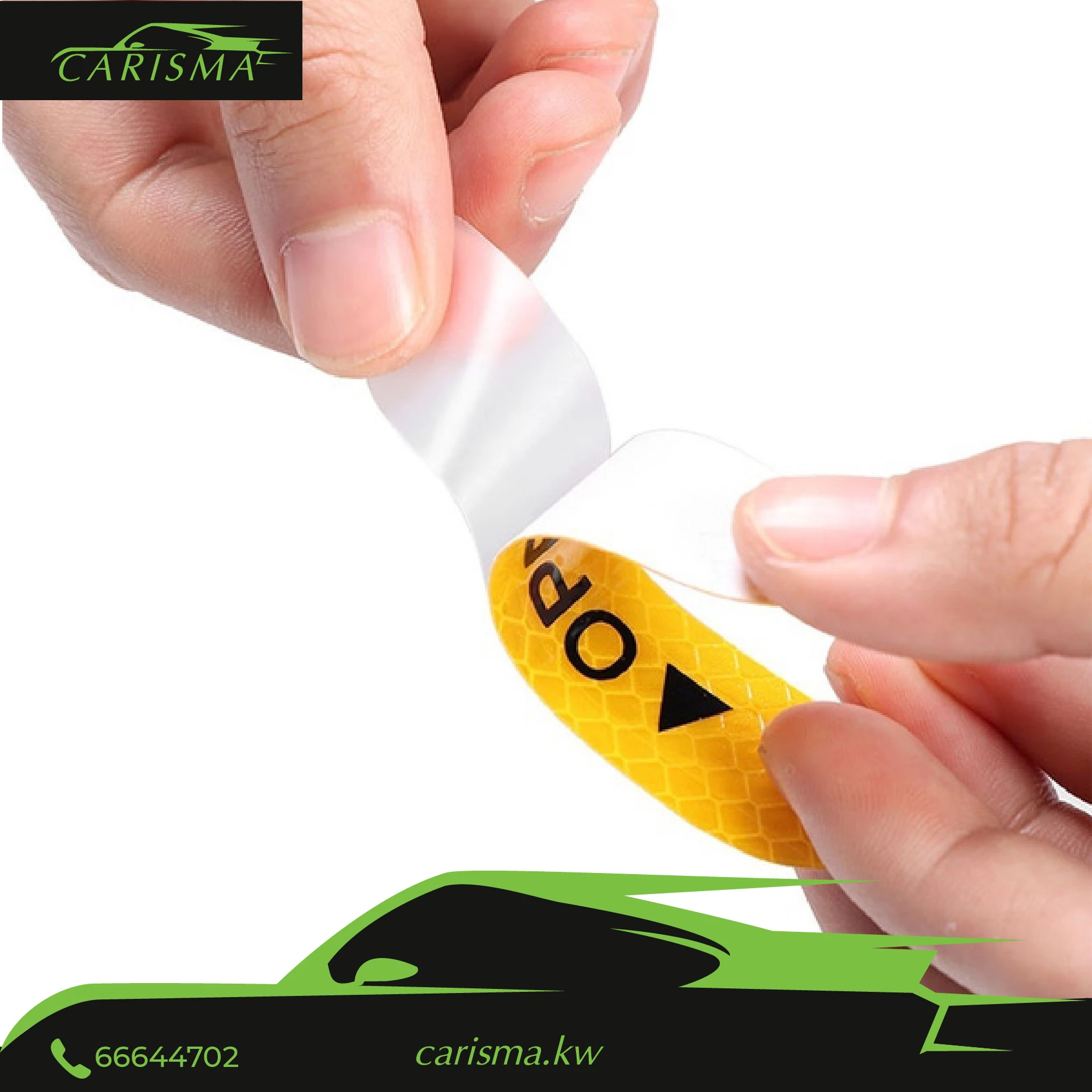 Sticker Open Reflective 