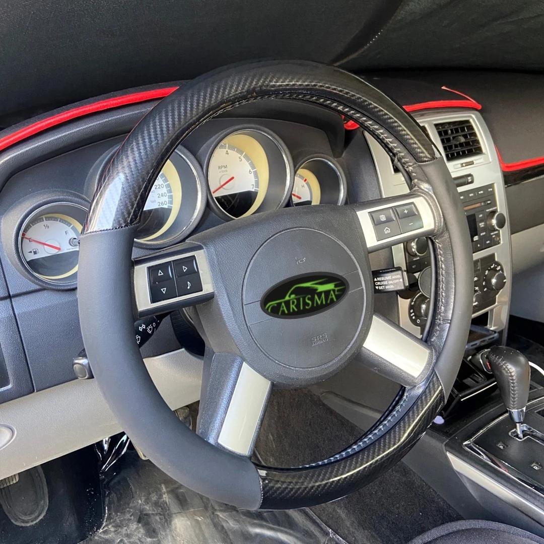 Carbon Black Steering Cover