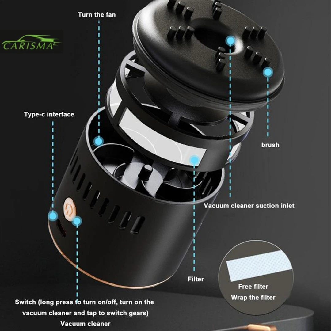 Ashtray with Vacuum Cleaner
