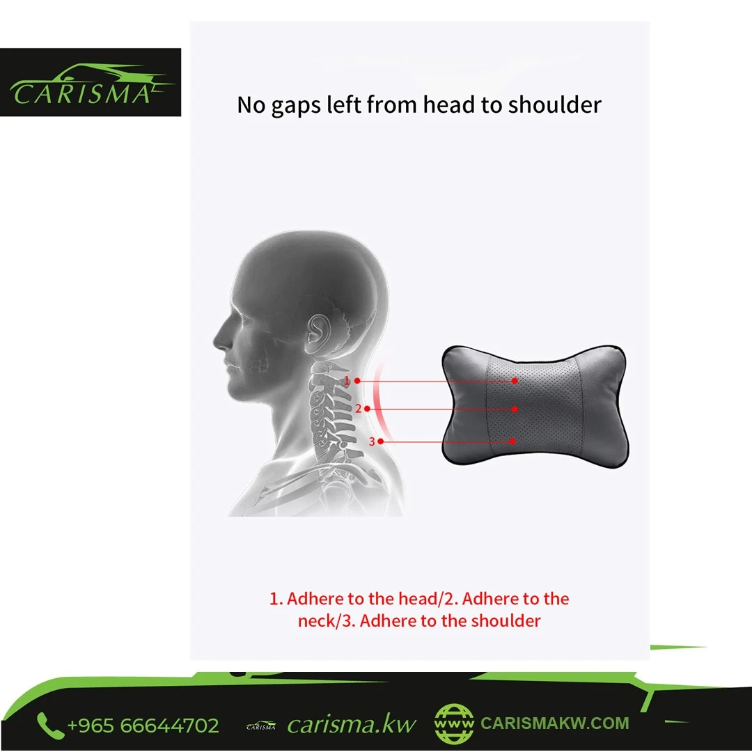 Neck Rest Leather 2 Pieces