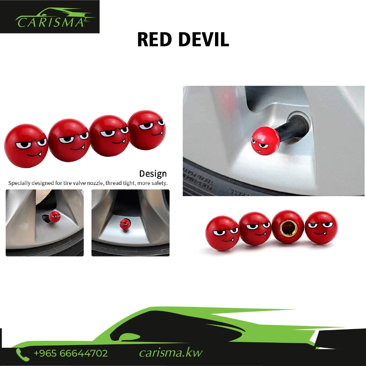 Tire Valves Red Devil