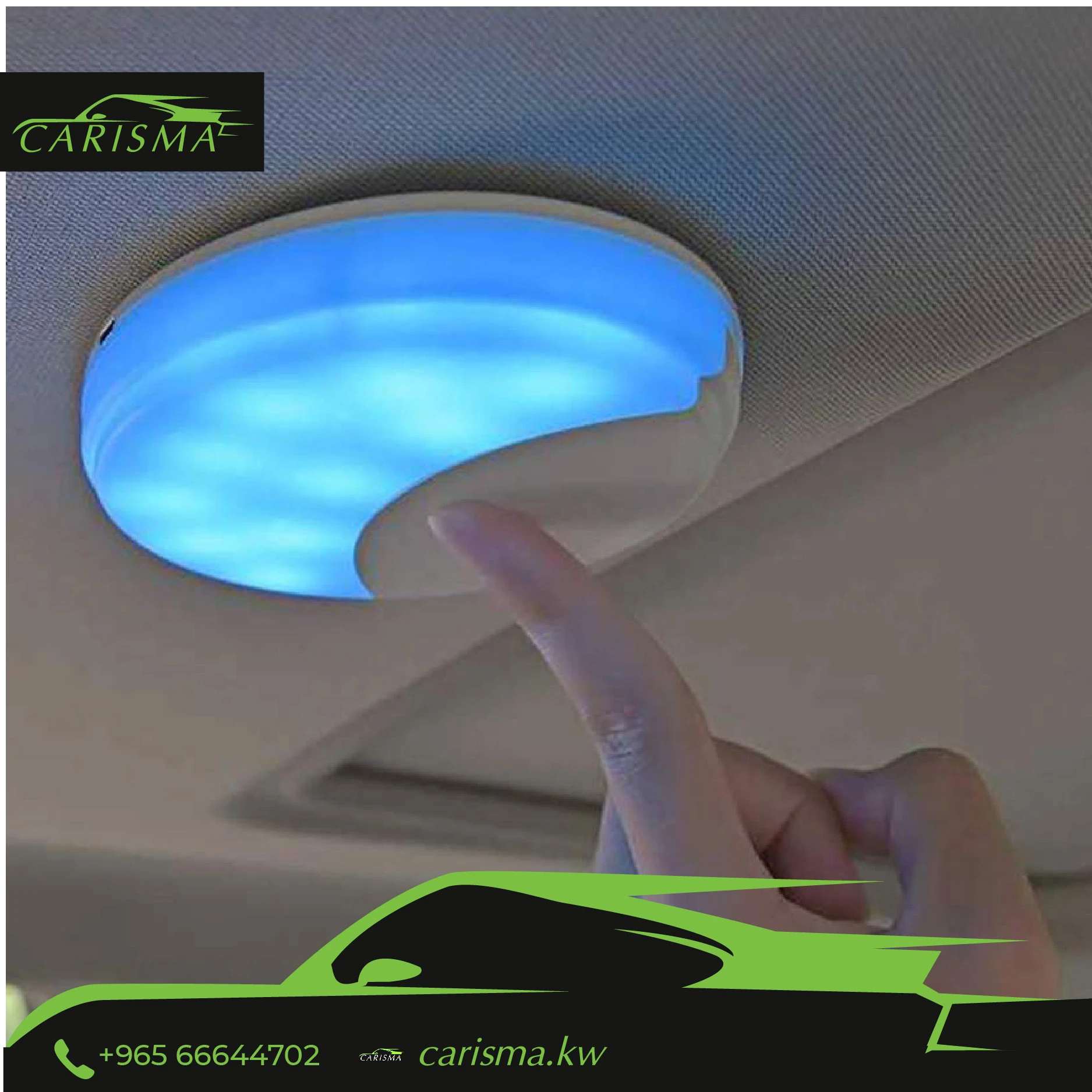 Car Ceiling Magnetic Dome Light Rechargeable