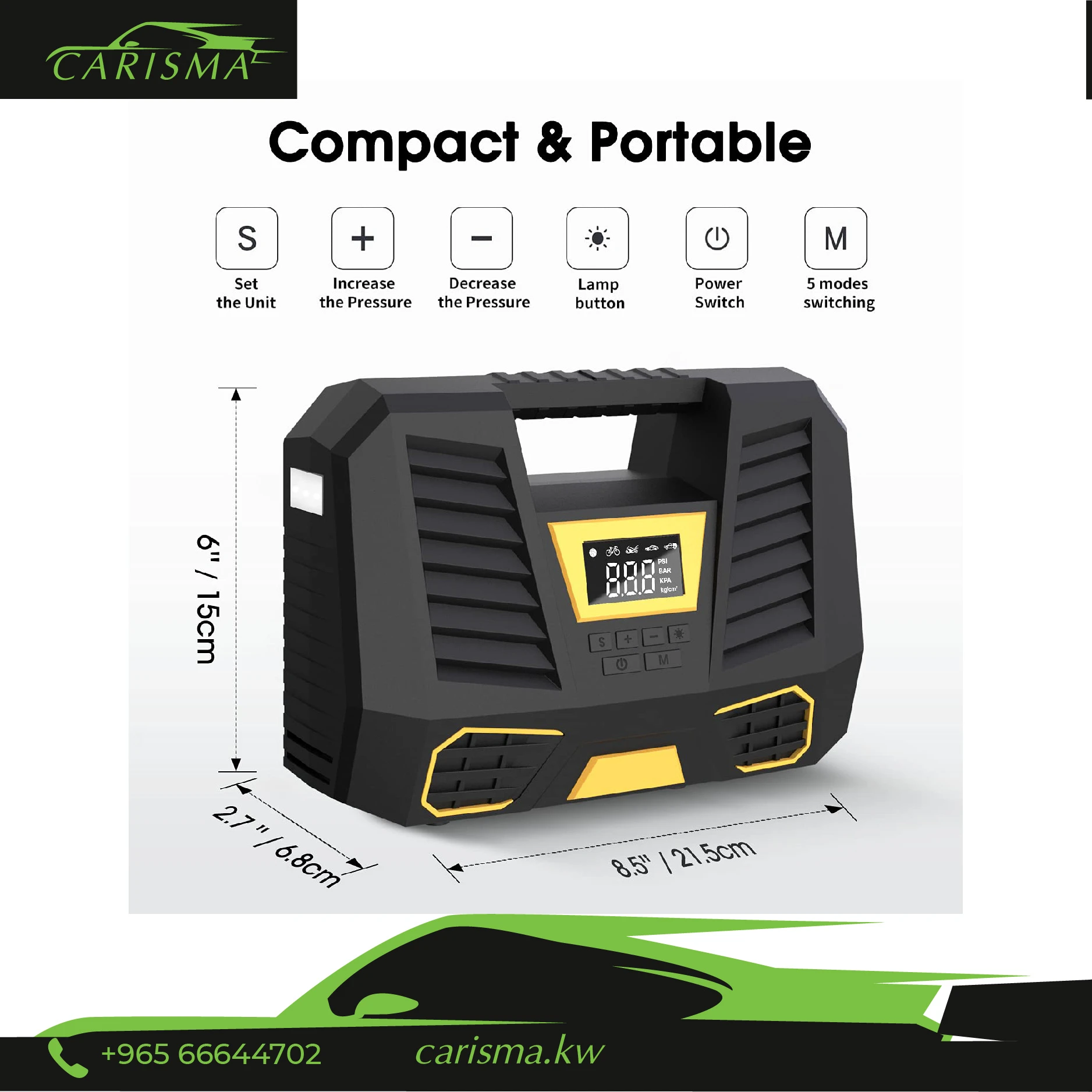 Air Compressor Digital Carismakw