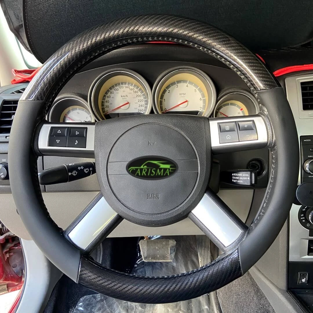 Carbon Black Steering Cover